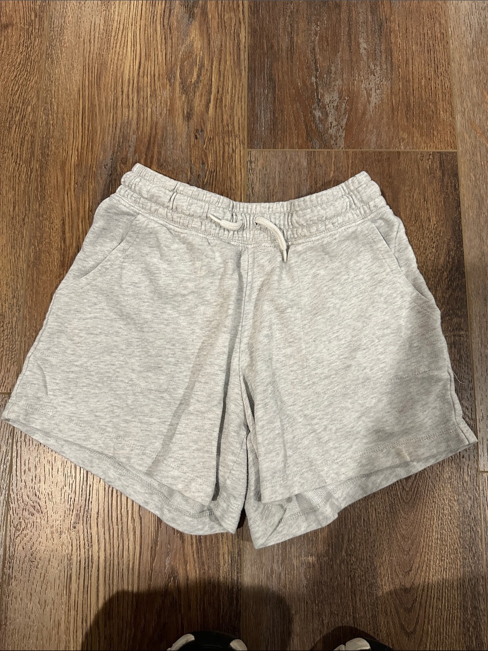 Old Navy Light Gray Athletic Drawstring Shorts